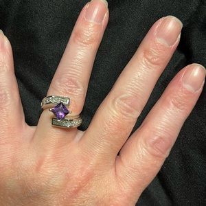 14k white gold custom wedding ring